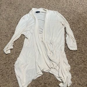 Lightweight cream/white cardigan size XL